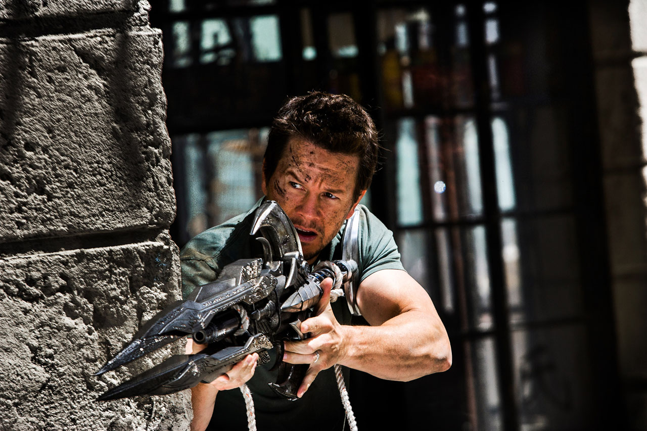 Mark Wahlberg plays Cade Yeager in TRANSFORMERS: AGE OF EXTINCTION, from Paramount Pictures.