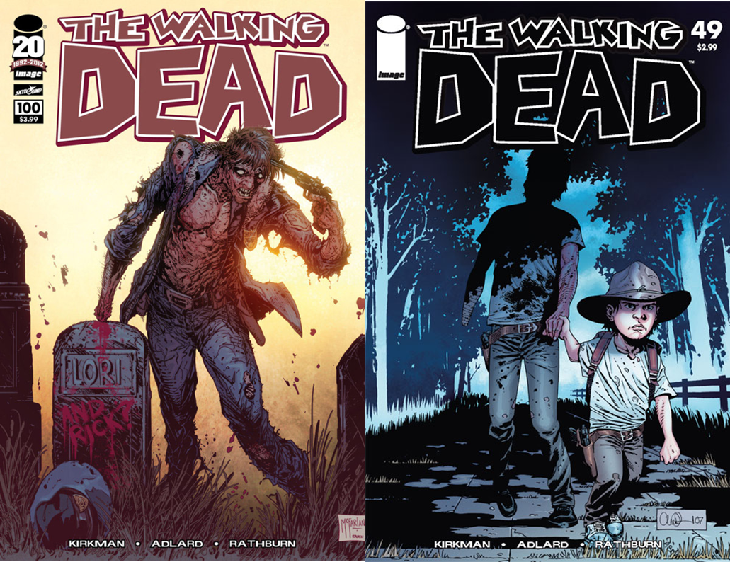 Portadas de cómics de The Walking Dead