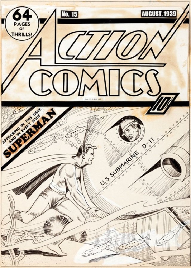 Casi 300.000 $ por una portada de Superman del año 39