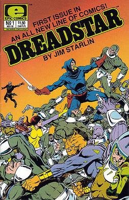 Portada del número 1 de Dreadstar, de Jim Starlin