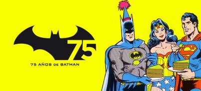Este sábado 20 de septiembre se celebra el 75 aniversario de Batman con cómics gratis