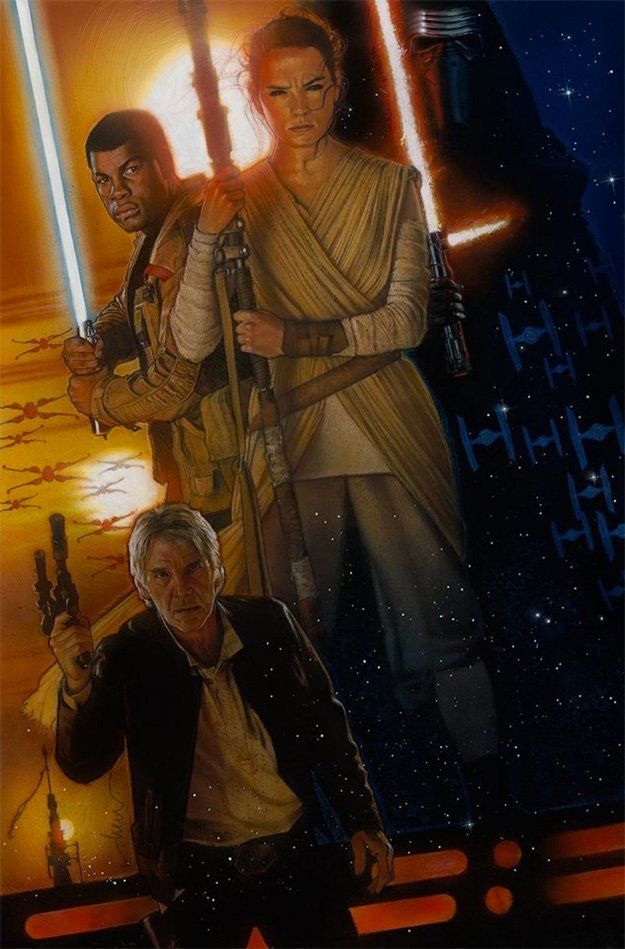 Primer cartel oficial de Star Wars VII y foto del reparto de Star Wars Rogue One
