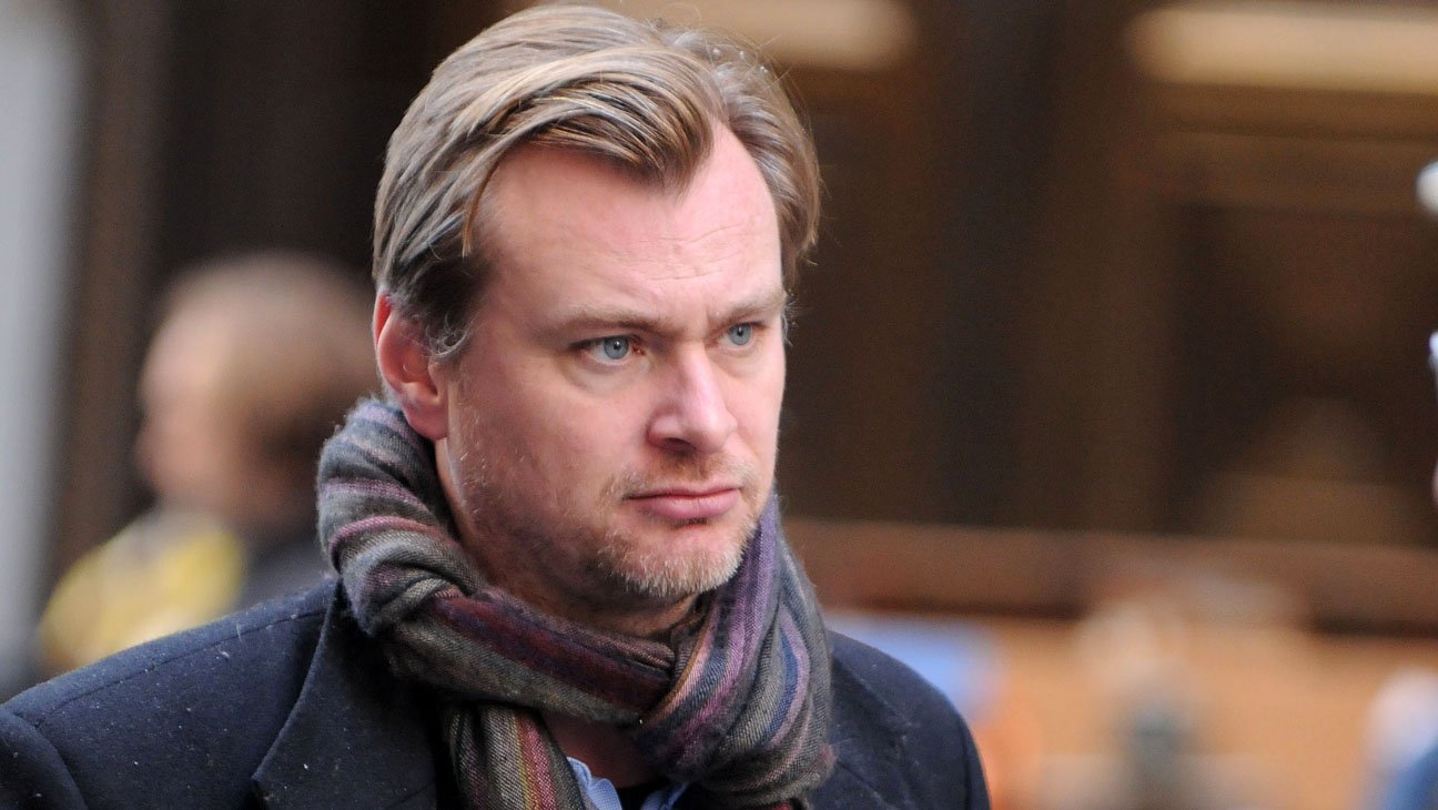 Director Christopher Nolan works on the set of the latest Batman film, "The Dark Knight Rises" on Wall Street in New York on Sunday Nov. 6, 2011. (AP Photo/Darla Khazei)
