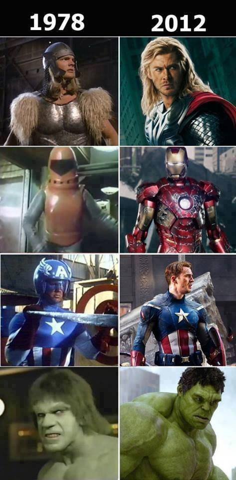 No podrás parar de reir… Los Vengadores en 1978… Hubo una película antes