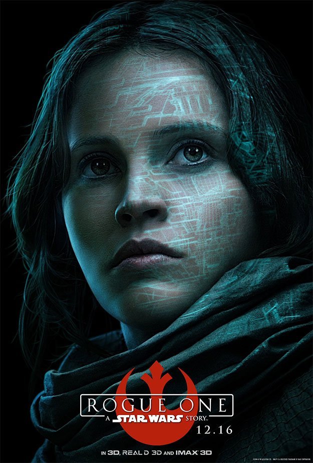 Los carteles de Star Wars: Rogue One lucen impresionantes
