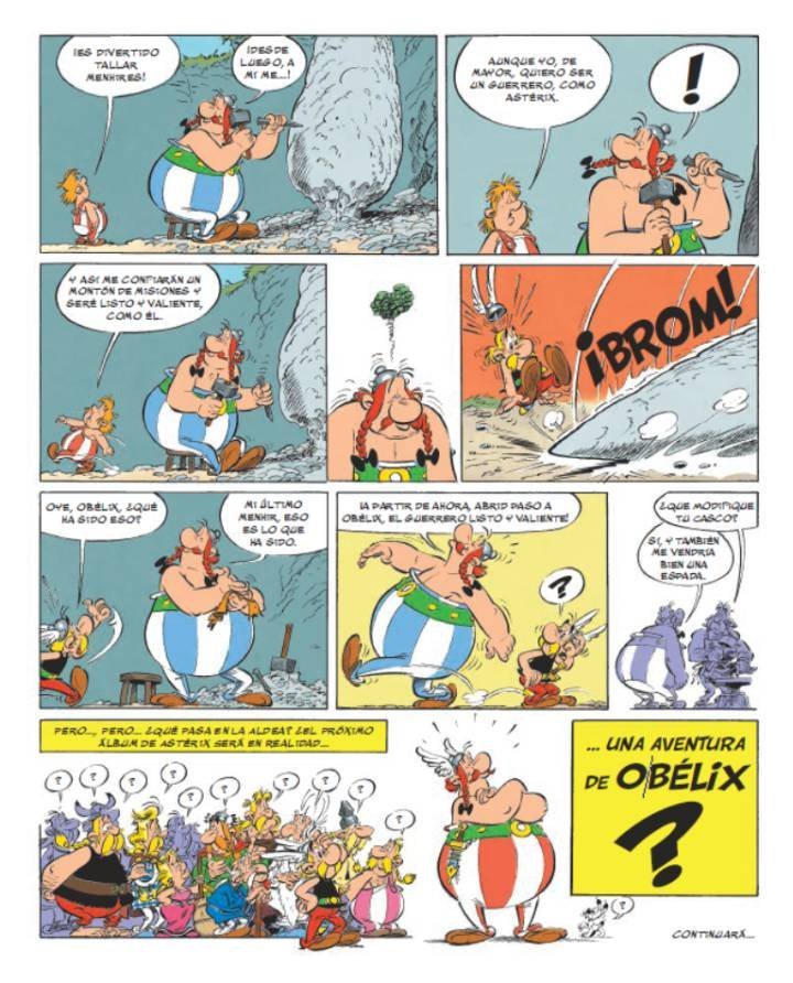 Tendremos nuevo Astérix… llega el 37º albúm de nuestro irreductible galo con la primera lámina mostrada