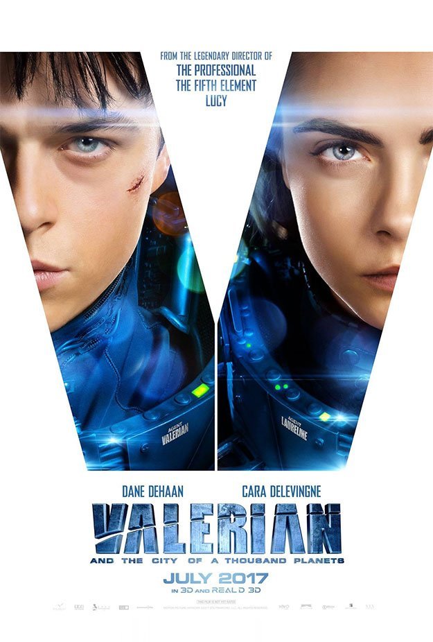 Gran póster de Valerian y la Ciudad de los mil planetas, mientras esperamos al trailer que llegará esta semana