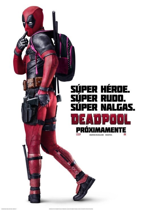 Cartel oficial de Deadpool