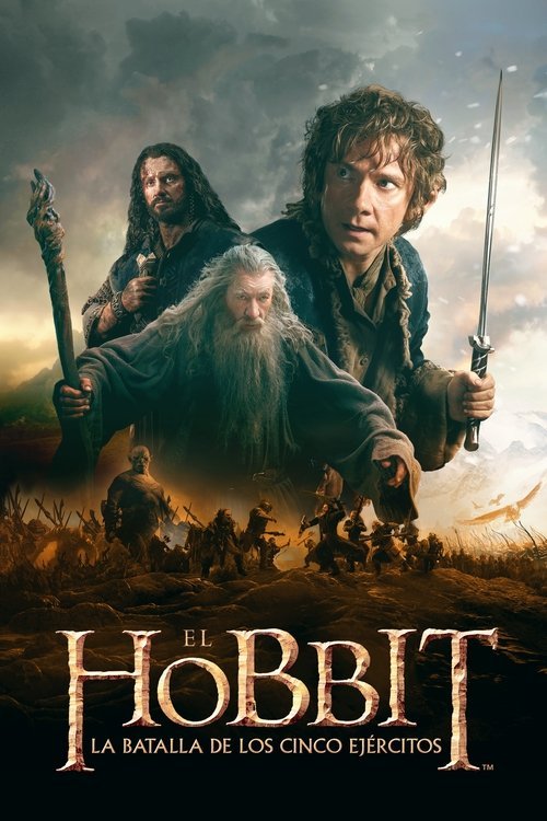 Cartel oficial de El hobbit: La batalla de los cinco ejércitos