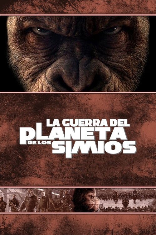 Cartel oficial de La guerra del planeta de los simios