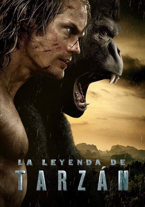 Cartel oficial de La leyenda de Tarzán