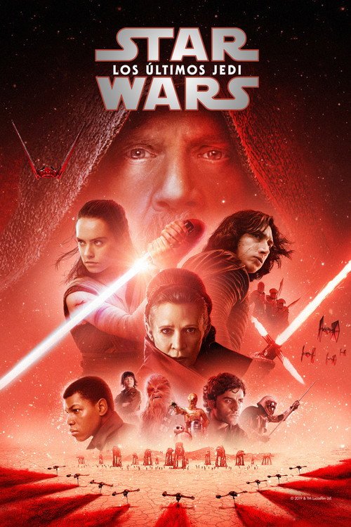 Cartel oficial de Star Wars: Los últimos Jedi