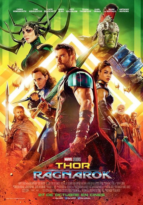 Cartel oficial de Thor: Ragnarok