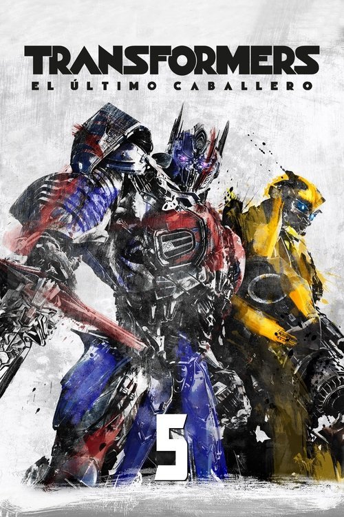 Cartel oficial de Transformers: El último caballero
