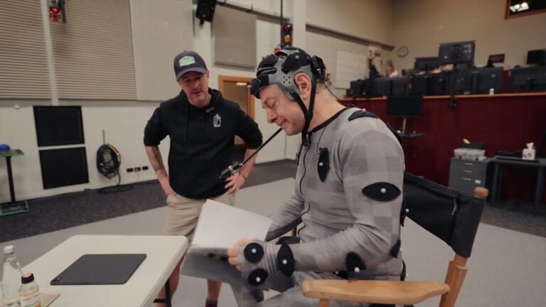 Andy Serkis en el video oficial de inicio de rodaje de La caza de Gollum