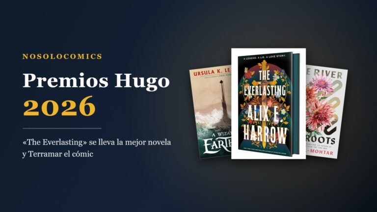 Portadas de The Everlasting, A Wizard of Earthsea: A Graphic Novel y The River Has Roots, ganadoras de los Premios Hugo 2026