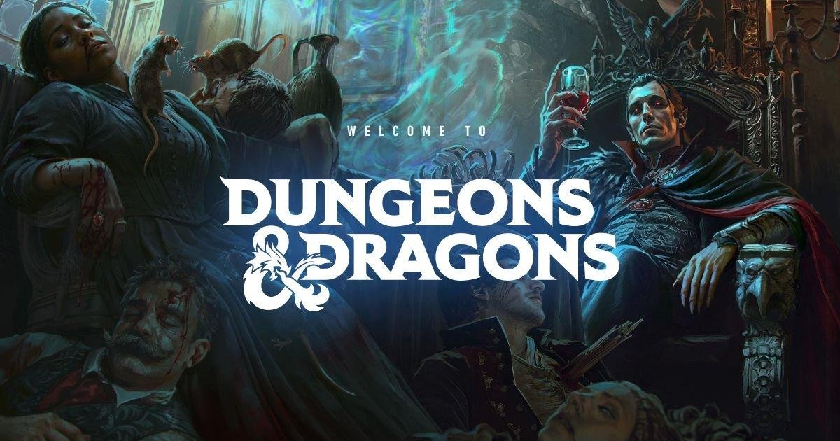 Arte promocional oficial de Ravenloft: The Horrors Within con el logotipo de Dungeons & Dragons