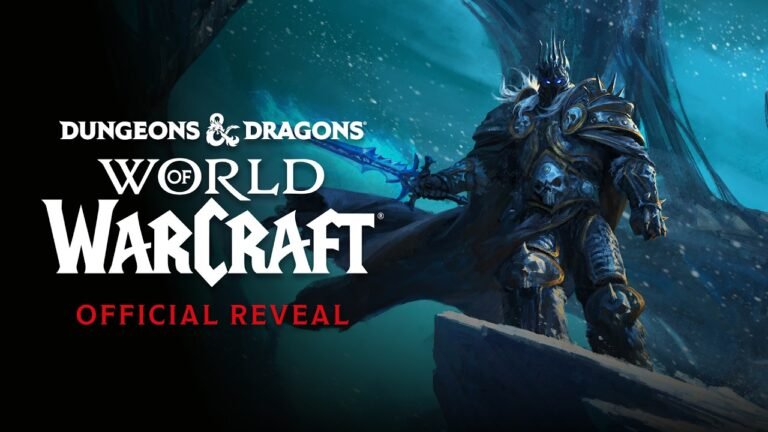 Ilustración del anuncio oficial de Dungeons & Dragons: World of Warcraft