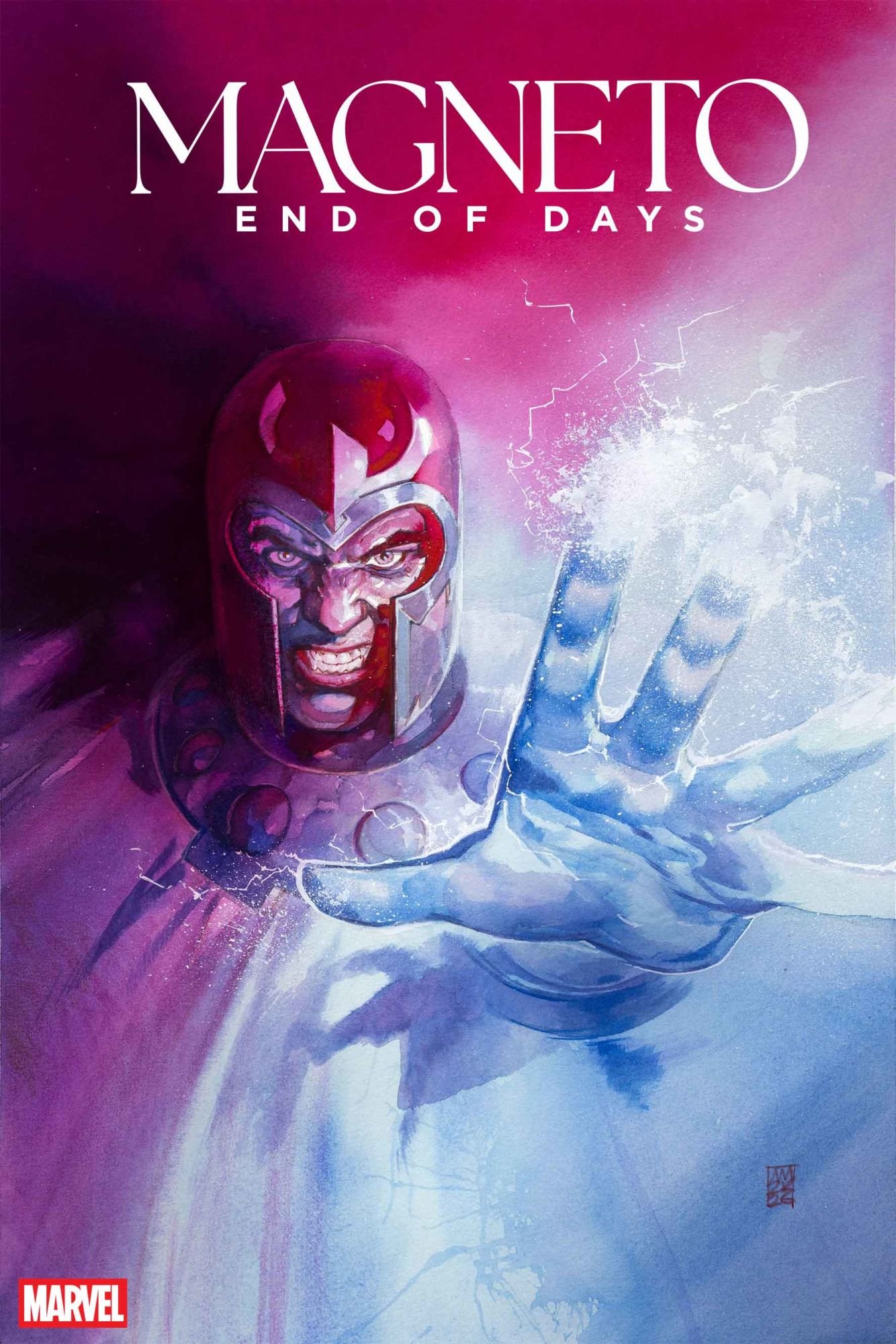 Portada variante de Alex Maleev para Magneto: End of Days numero 1