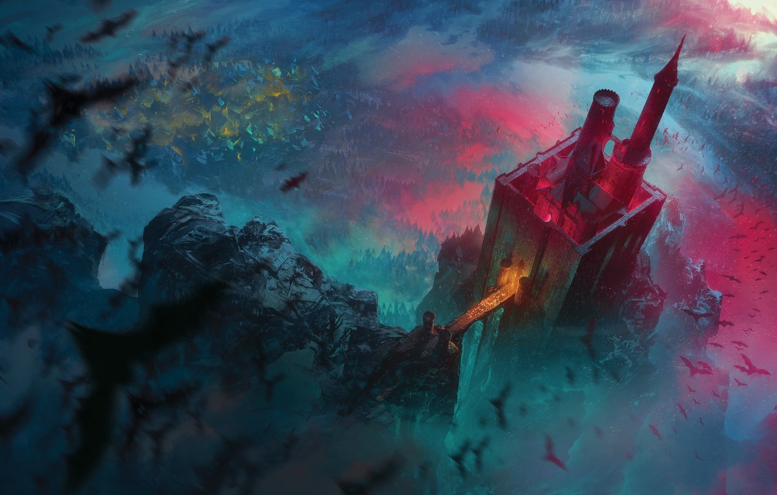 Ilustracion oficial de Ravenloft, el Mal que habita dentro