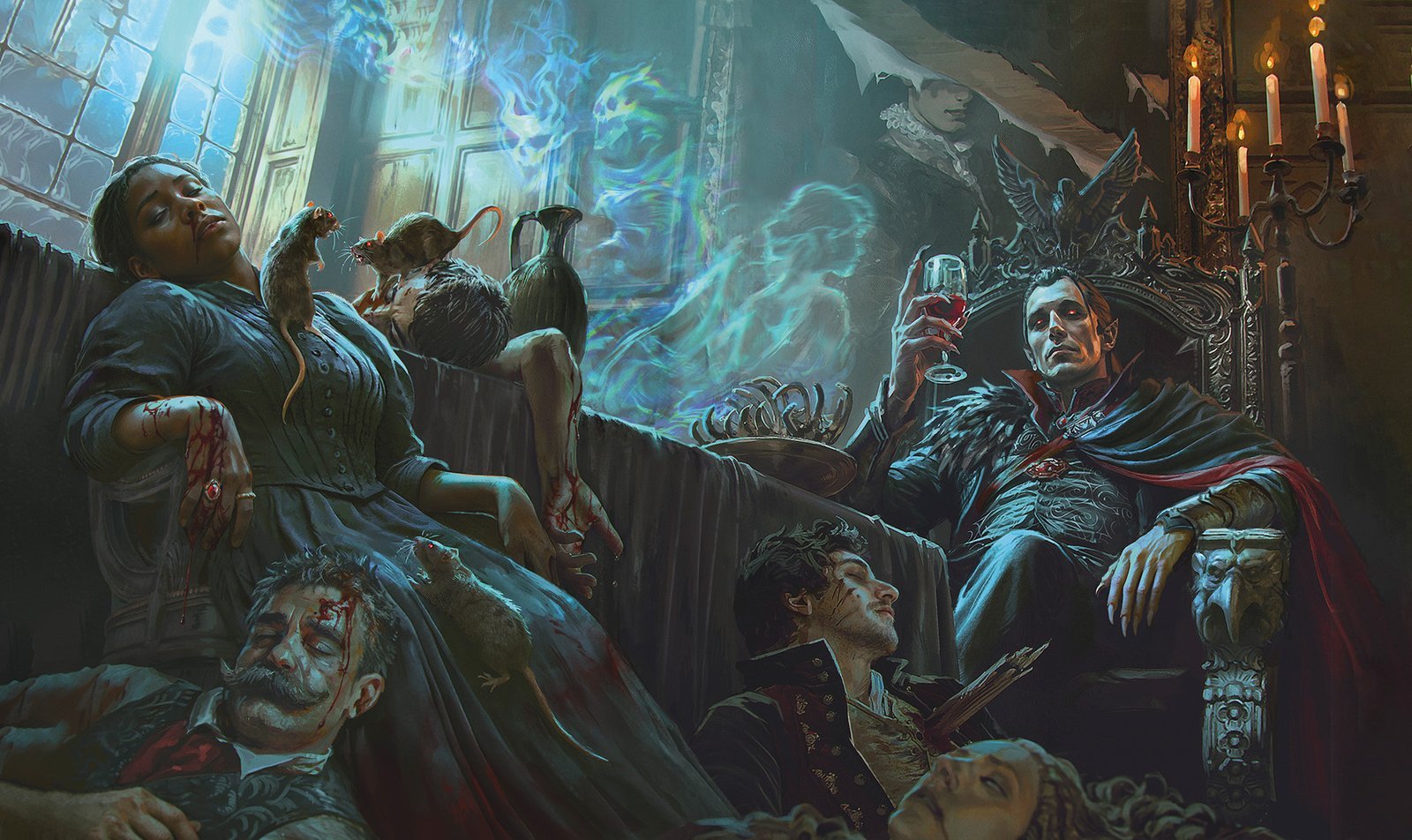 Arte oficial de Ravenloft, The Horrors Within, de Wizards of the Coast
