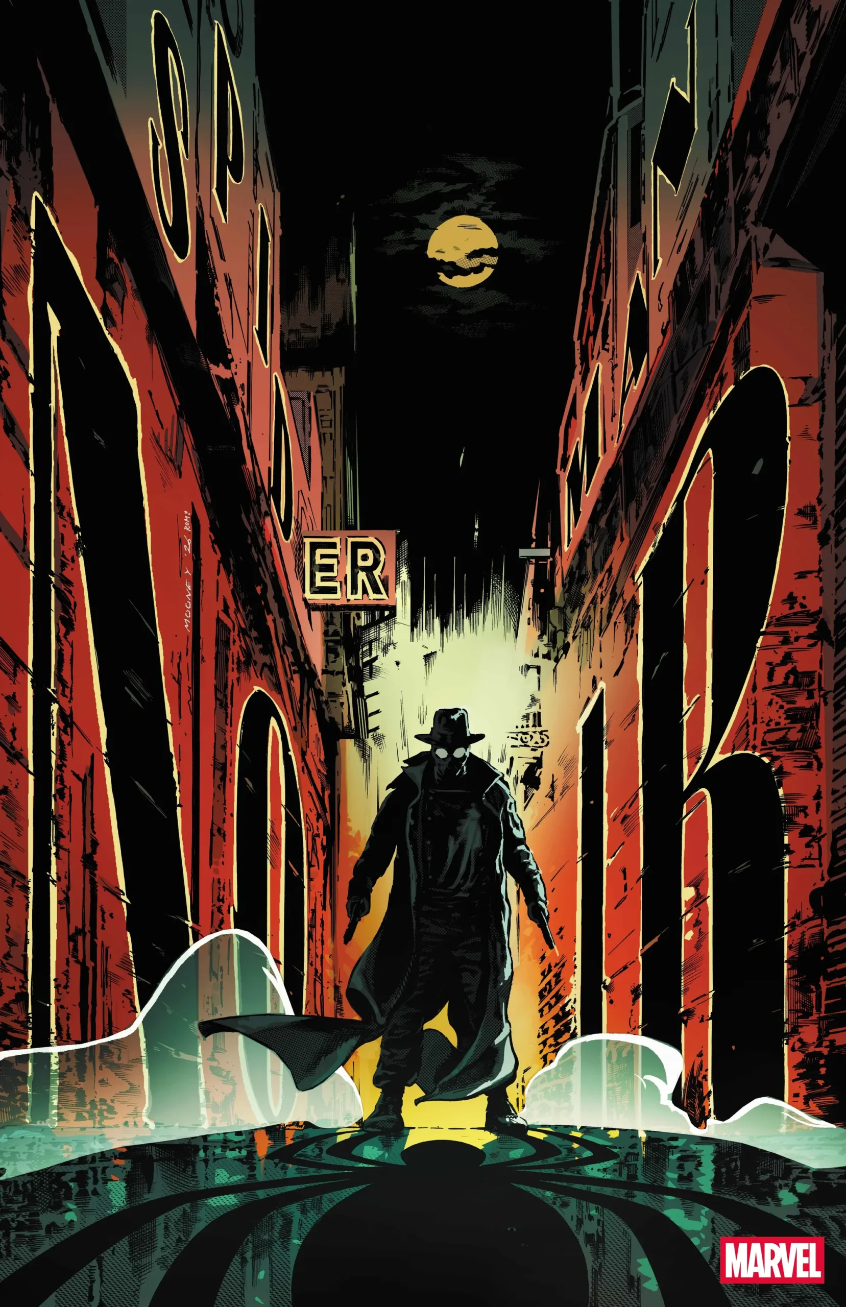 Portada de Stephen Mooney para Spider-Man Noir numero 1 de 2027