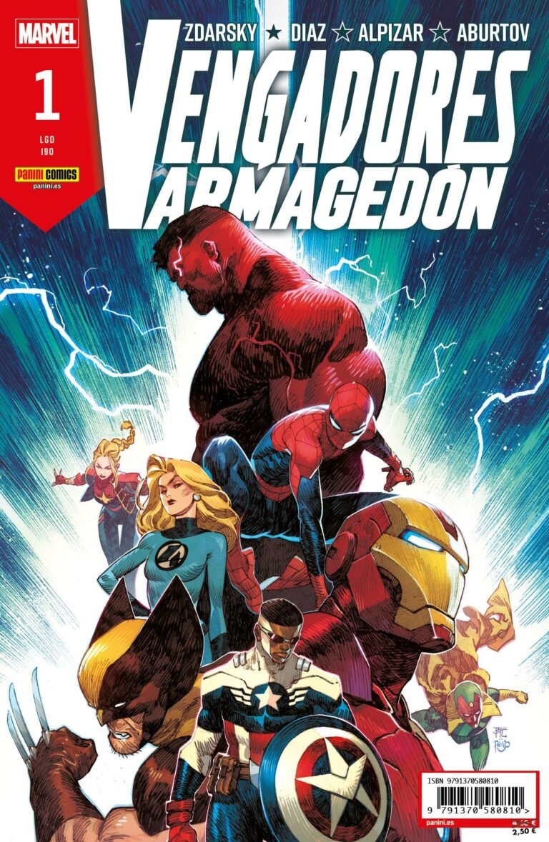 Portada de «Los Vengadores», Panini Cómics